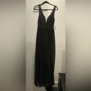 Ark & Co Black Lacey Dress
